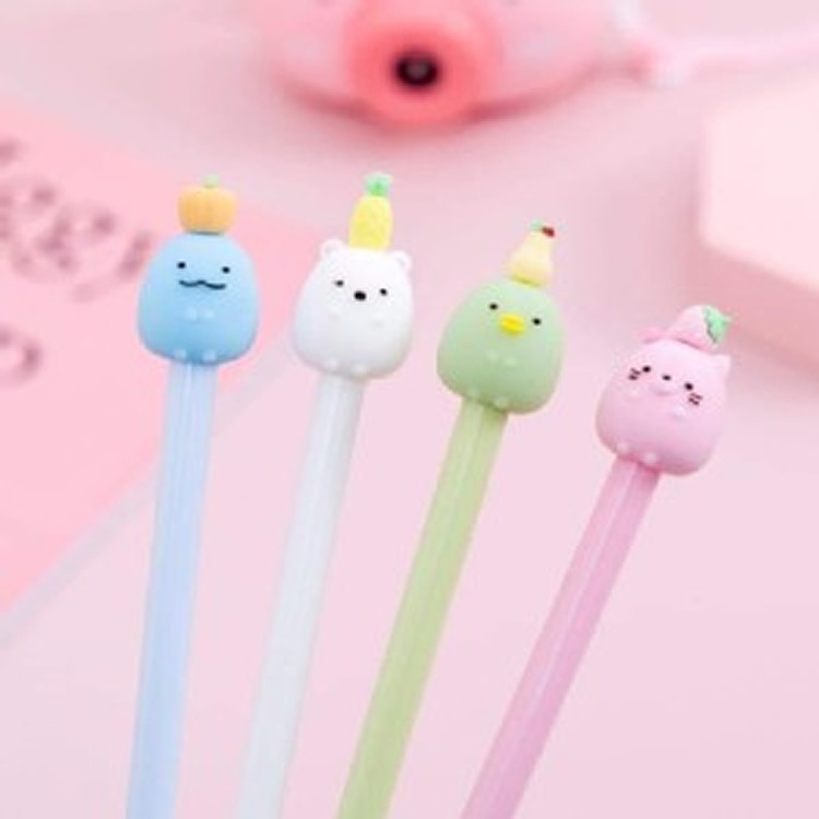 角落立體公仔0.5中性筆(一組8支)