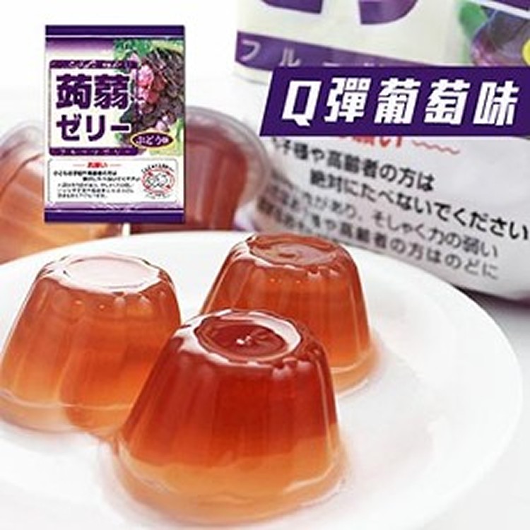 日本AS蒟蒻果凍-葡萄216g