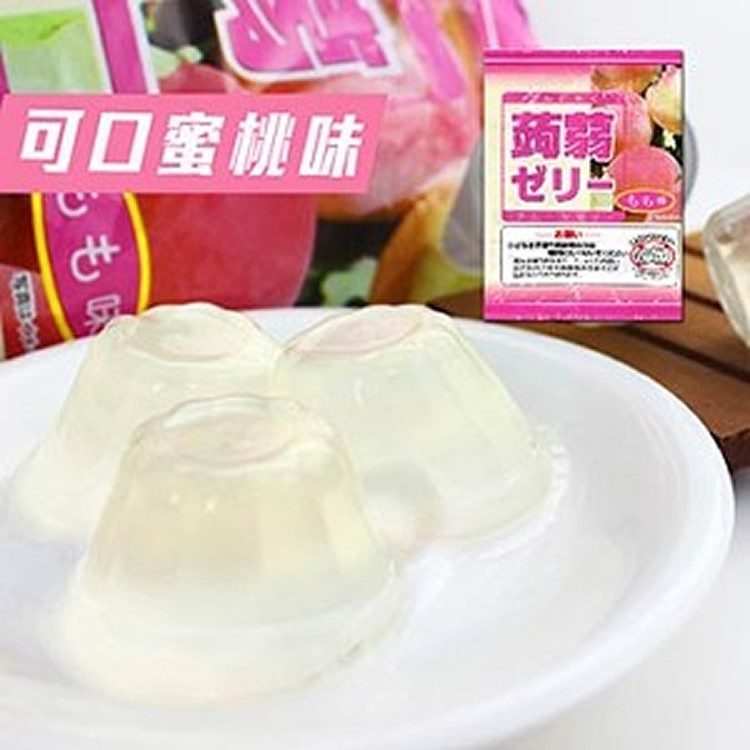 日本AS蒟蒻果凍-蜜桃216g