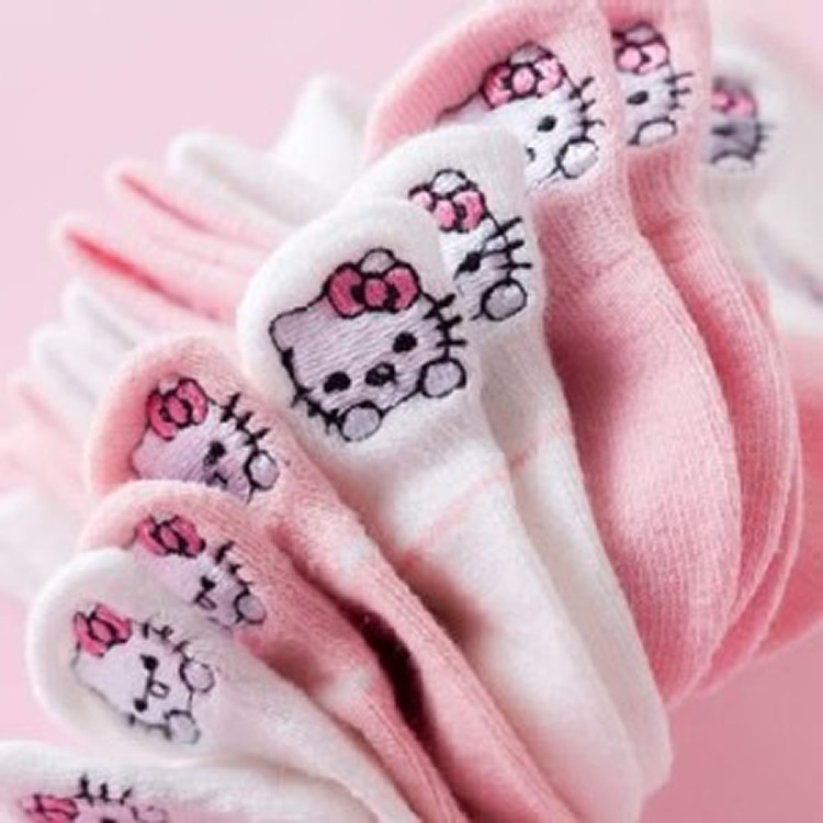 出口日本 KT防磨後腳跟短襪 (一組5雙)