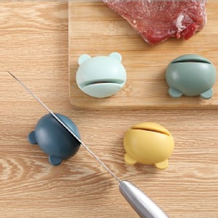 廚房創意小熊快速磨刀石