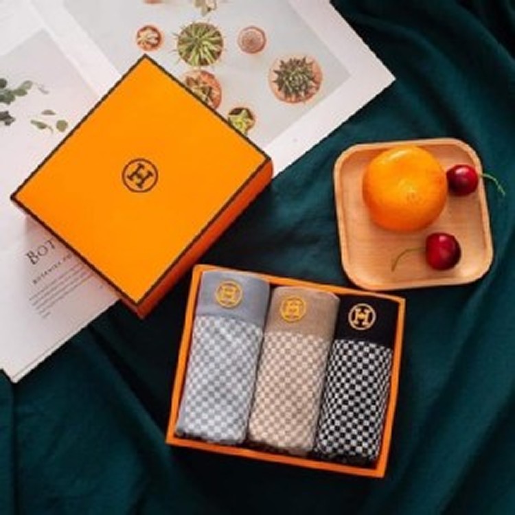 男士無縫痕內褲3件禮盒組