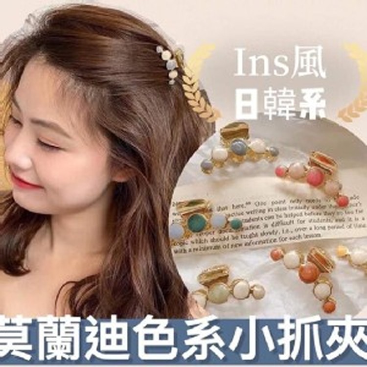 莫蘭迪氣質小抓夾*3支