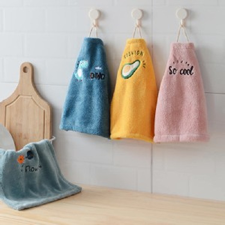 北歐童話刺繡擦手巾