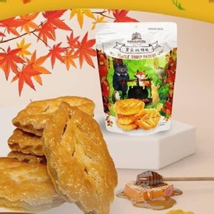 【台灣優格餅乾學院】黃金楓糖派-150g