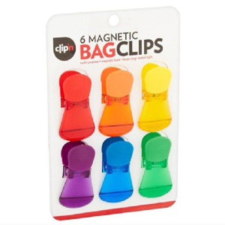 亮彩萬用磁性夾6入