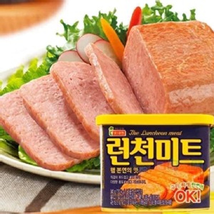 韓國 LOTTE樂天火腿午餐肉340g