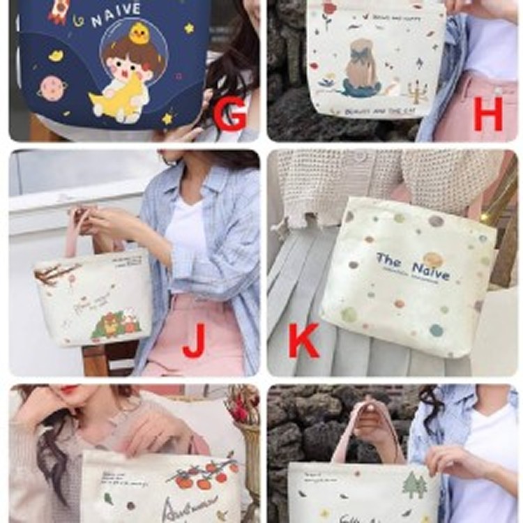 童話世界萬用手提帆布包