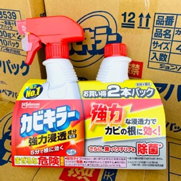 日本SC JOHNSON浴廁除霉強力去污噴霧組