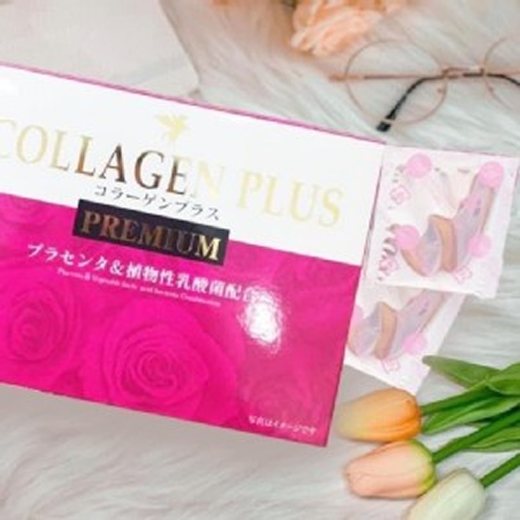 日貨*日本 COLLAGEN PLUS PREMIUM 膠原蛋白粉 3g x 2