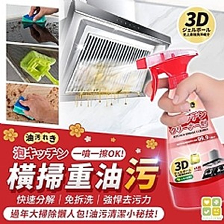 日本CLH橫掃重油汙廚房清潔劑