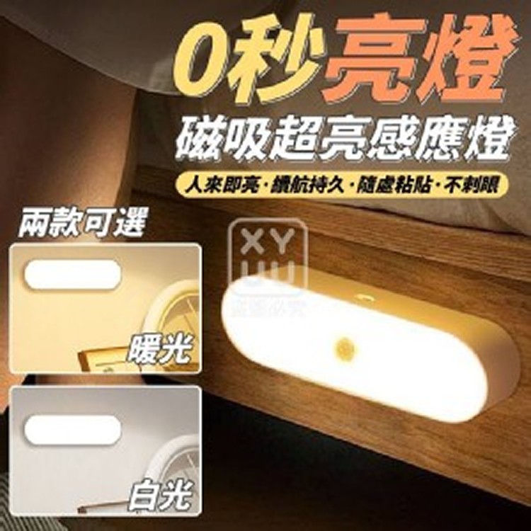 零秒亮燈磁吸超亮感應燈