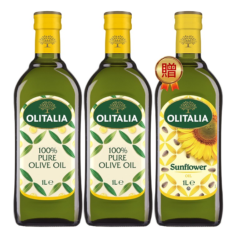 Olitalia奧利塔橄欖油x2瓶+葵花油2瓶