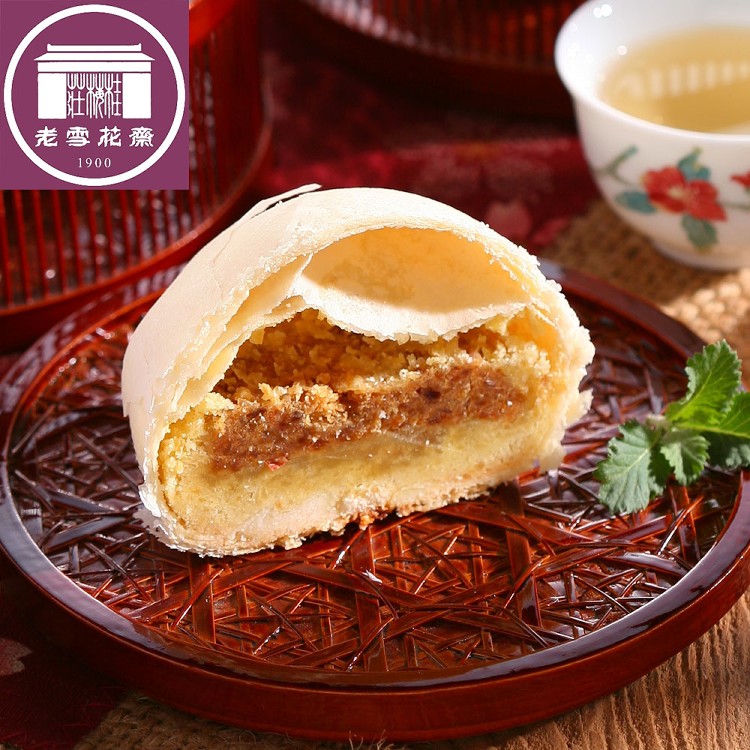 2023中秋預購【老雪花齋】雪花月餅(6入/盒