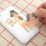 韓國afrocat文具PAPER DOLL MATE超卡哇伊 ～紙娃娃 換衣女孩 貼紙6張套裝！