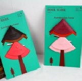 韓國BOOK MARK彩色皮質三角書籤 ～原4入改3入裝~原售價69元降至45元！ 特價：$45