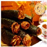 海苔杏仁脆片肉捲