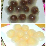 综合大顆涼圓 蛋糕,甜點另一絕佳選擇 二盒20大顆(紅豆,綠豆混搭)