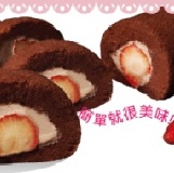 MISS荳荳甜點屋--草莓甜心卷(巧克力口味) 滿15條可免運再加送一條 原價190元，88折特價170元