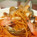 茄汁海鮮義大利麵(含麵) 10/1~15限時6折特價中 特價：$114