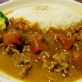 咖哩牛肉飯(含飯) 本店全面10/1~15限時6折特價中