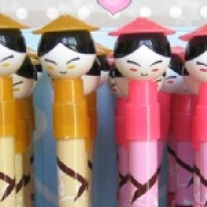 可愛中國娃娃原子筆