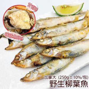 免運!【海鮮一番】6包 加拿大野生極鮮柳葉魚 250g/包