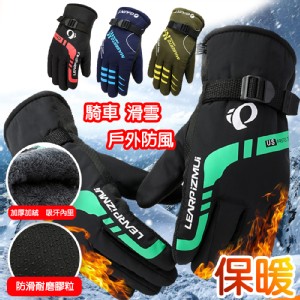【QIDINA】加厚加絨防風保暖手套 H01(4色)