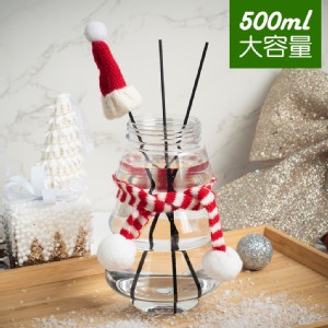 免運!【QIDINA】聖誕限定造型補充瓶500ml 贈聖誕配件組 聖誕樹款 500ml +-5%