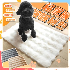 【QIDINA】啵啵絨仿兔毛軟綿綿保暖寵物墊-E