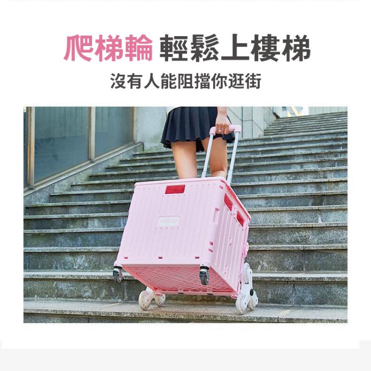 ⭐️購物買菜助手⭐️一秒摺疊購物車 收納車 折疊手推車 多功能拉桿車 便攜式菜籃車 露營野餐推車