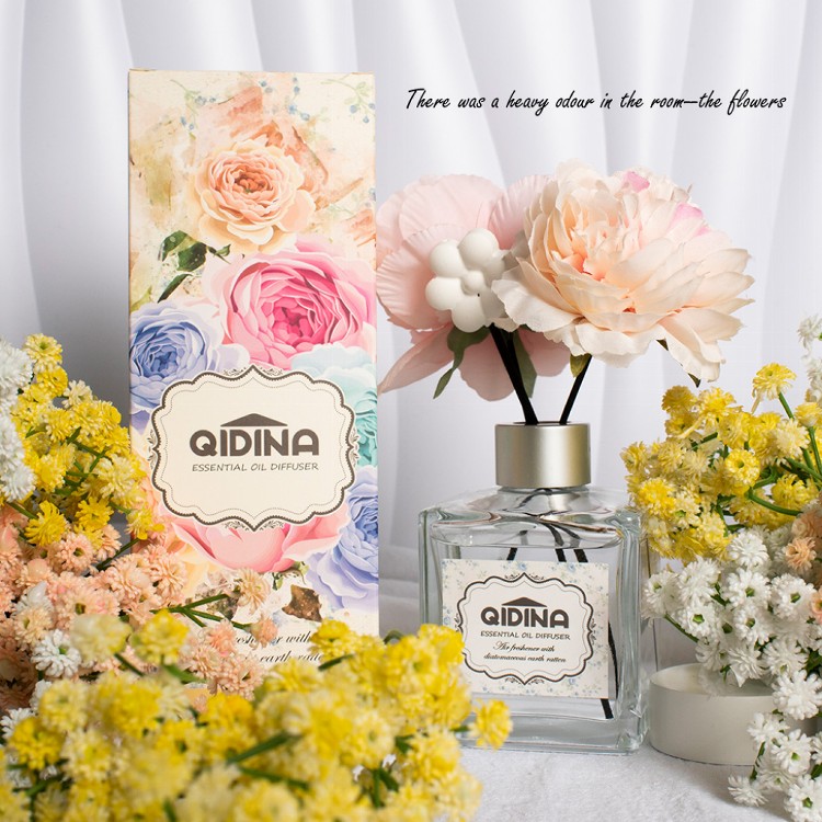 【QIDINA】私人訂製花香盛開珪藻土擴香瓶