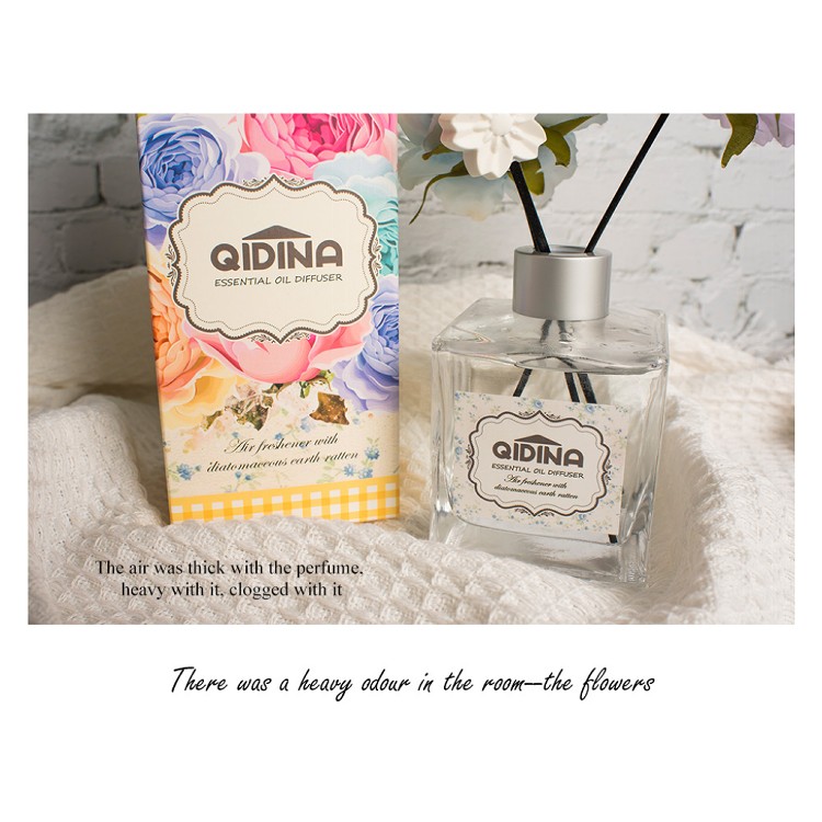 【QIDINA】私人訂製花香盛開珪藻土擴香瓶
