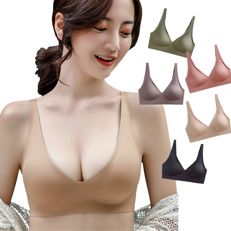 【QIDINA】輕盈裸感無痕彈力超舒適涼感内衣/果凍內衣-A