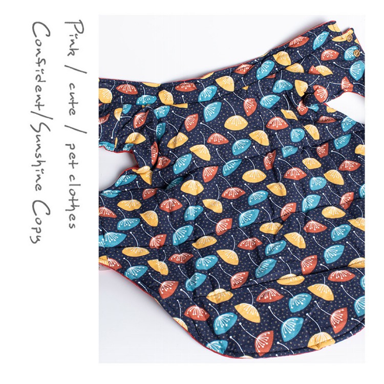 【QIDINA】寵物質感雙面可穿鋪棉保暖衣-G