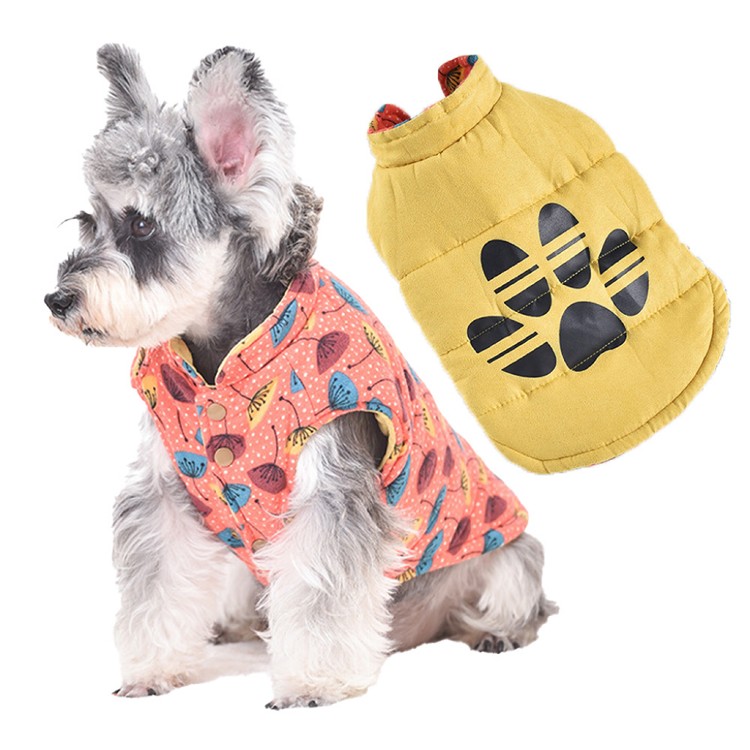 【QIDINA】寵物質感雙面可穿鋪棉保暖衣-G