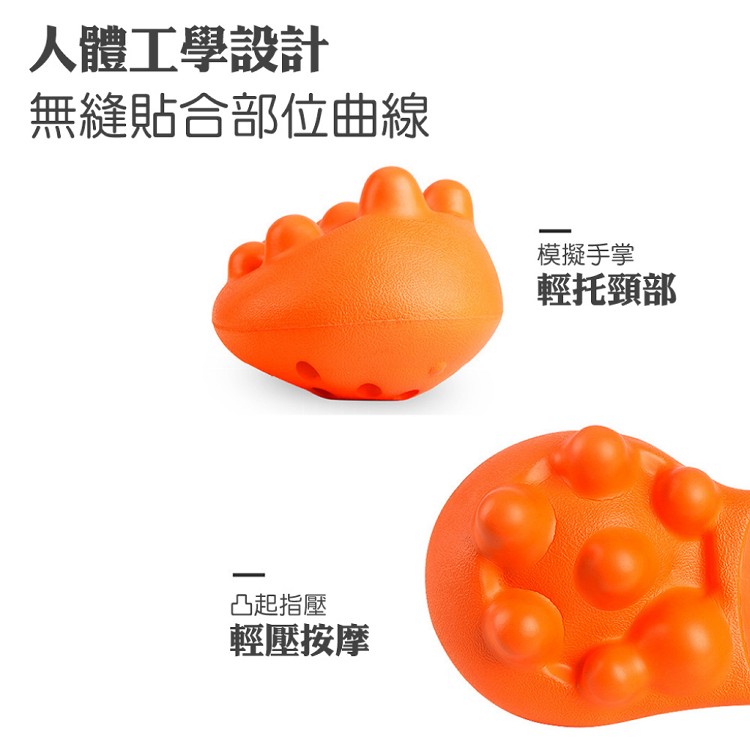 【QIDINA】全身穴位深度指壓舒展按摩器靠墊-B