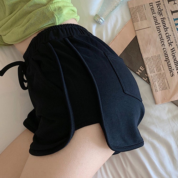 【QIDINA】時尚休閒彈力居家外出棉質短褲-Q