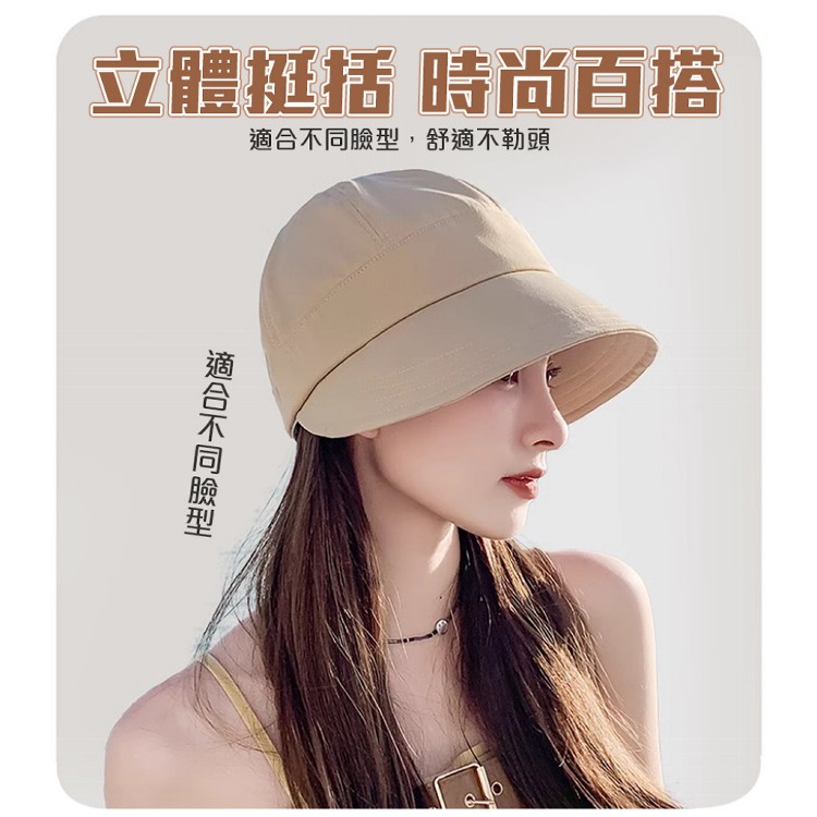 【QIDINA】日式時尚百搭大帽簷鴨舌帽-1HS