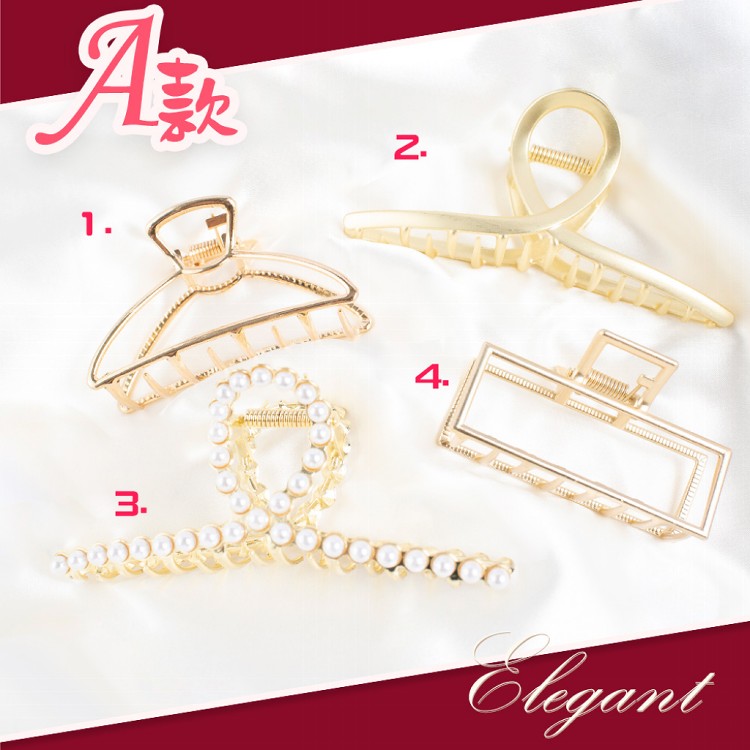 【QIDINA】韓版質感配件隨意搭配髮夾髮飾頭飾鯊魚夾