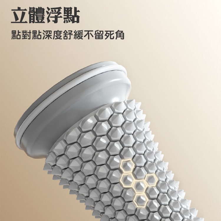 【QIDINA】腳底按摩立體凸點滾輪棒-B