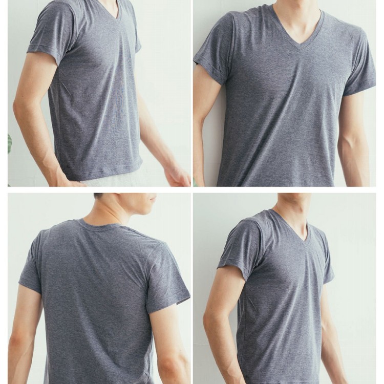 【QIDINA】MIT吸濕排汗V領涼感速乾衣 排汗衣 運動衣