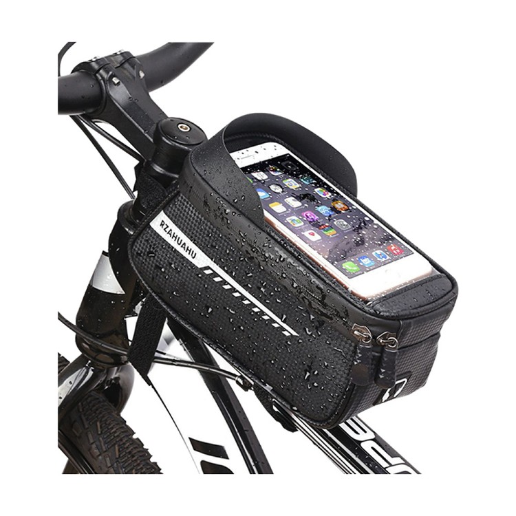 【QIDINA】防水手機觸屏大容量腳踏車收納包-C