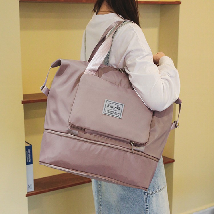 【QIDINA】大容量可收納可加大多功能旅行袋-B