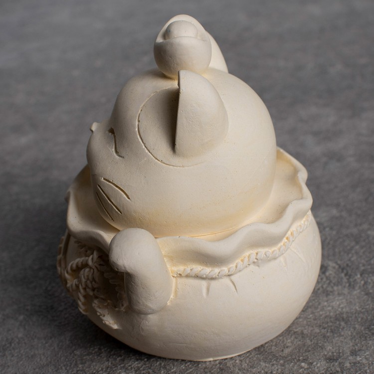 【QIDINA】MIT五行開運貓除濕防霉珪藻土塊