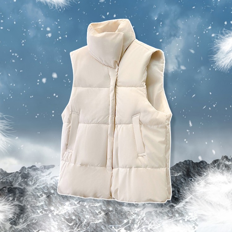 【QIDINA】秋冬必備百搭日系保暖厚背心-C