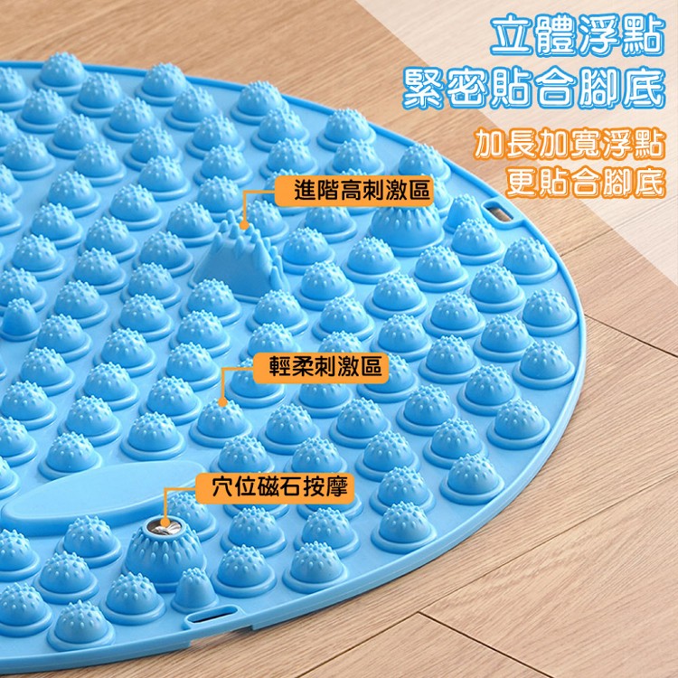 【QIDINA】磁石超慢跑腳底按摩指壓板-A