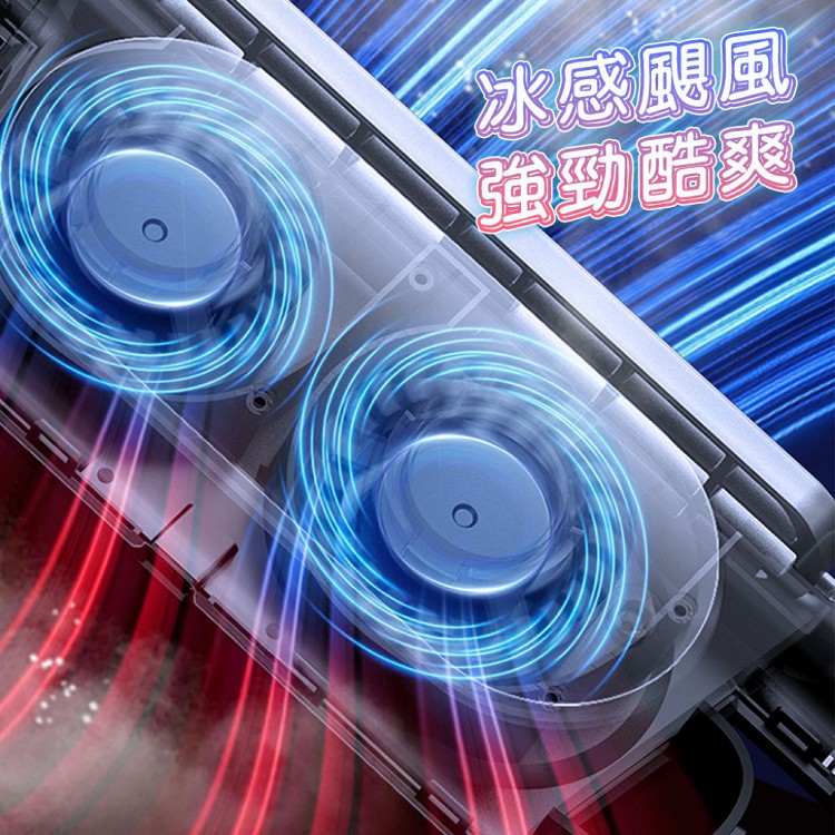 【QIDINA】好涼爽不占位多檔調節車用座椅風扇-C