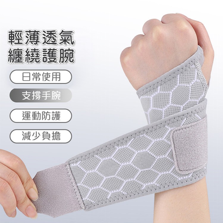 【QIDINA】微彈包覆加壓手腕輔助支撐護腕-B