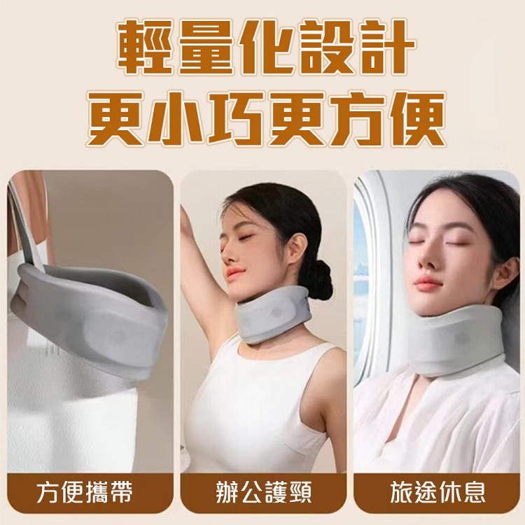 【QIDINA】日本升級冰絲海綿低頭族救星頸椎支撐架-D